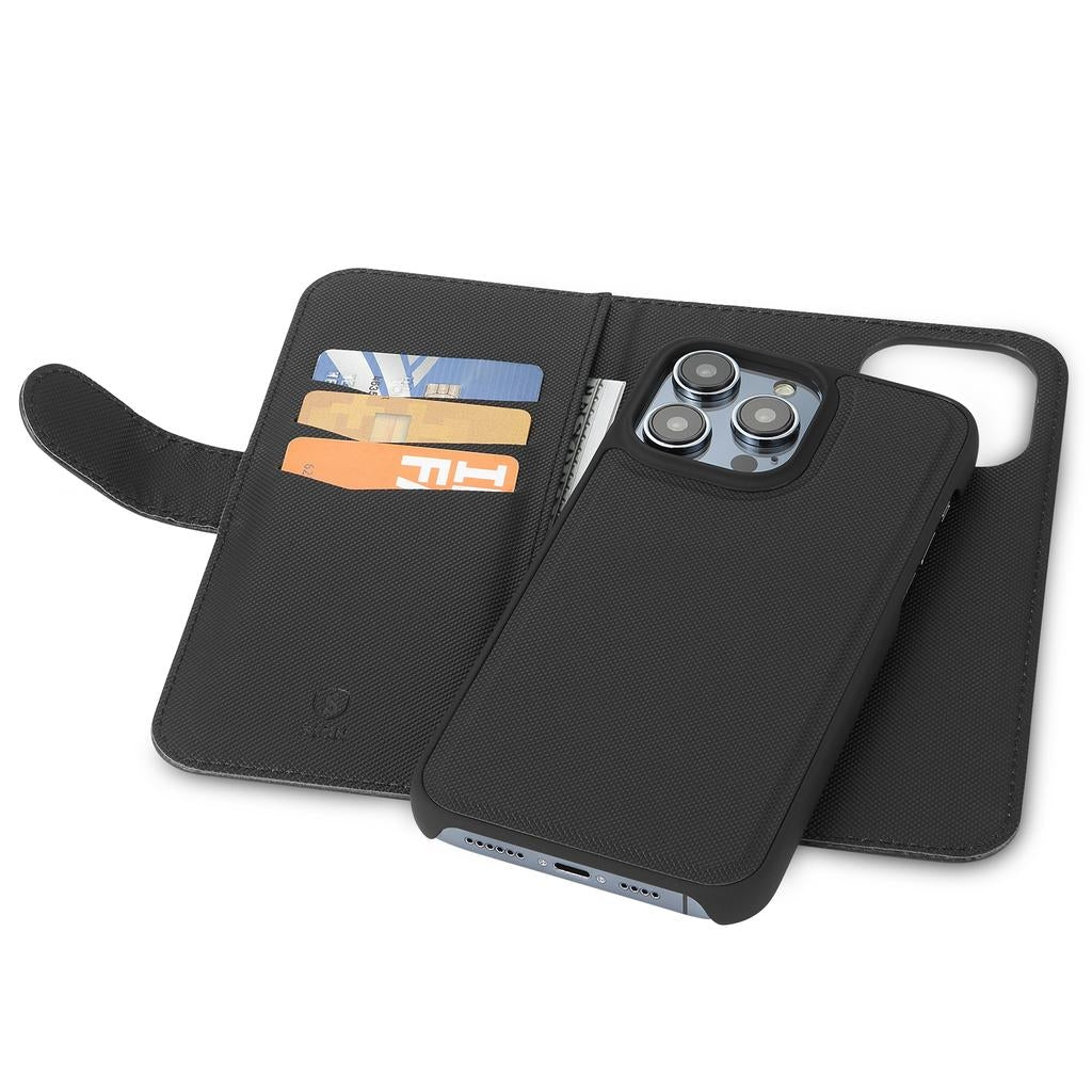 SiGN Wallet-fodral 2-i-1 för iPhone 14 - Svart