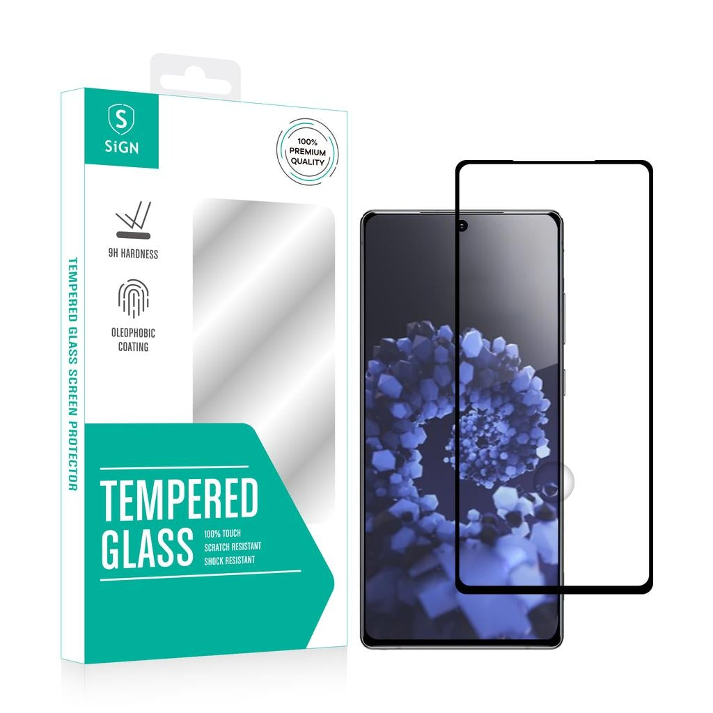 SiGN helskärmsskydd i härdat glas för Samsung Galaxy S21