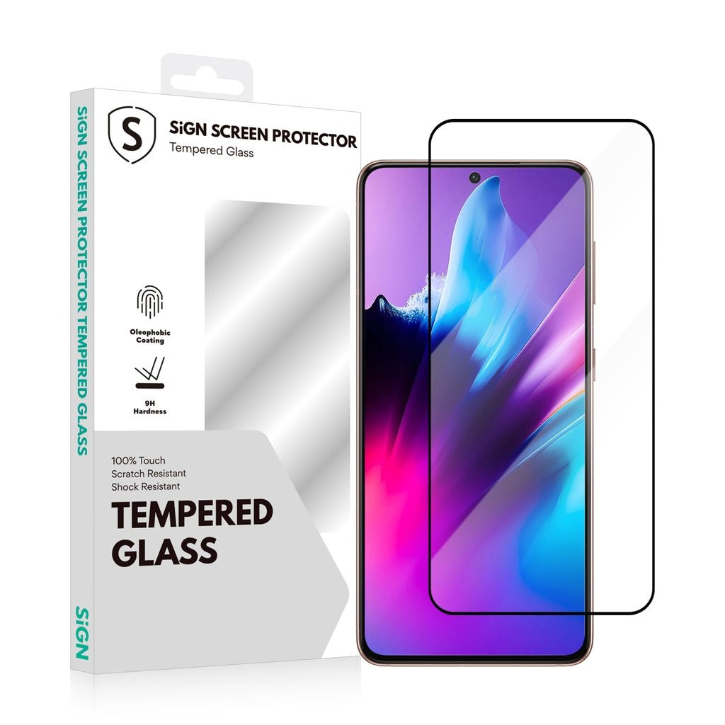 SiGN skärmskydd i härdat glas Samsung Galaxy S24 Ultraljudsupplåsning med fingeravtryck