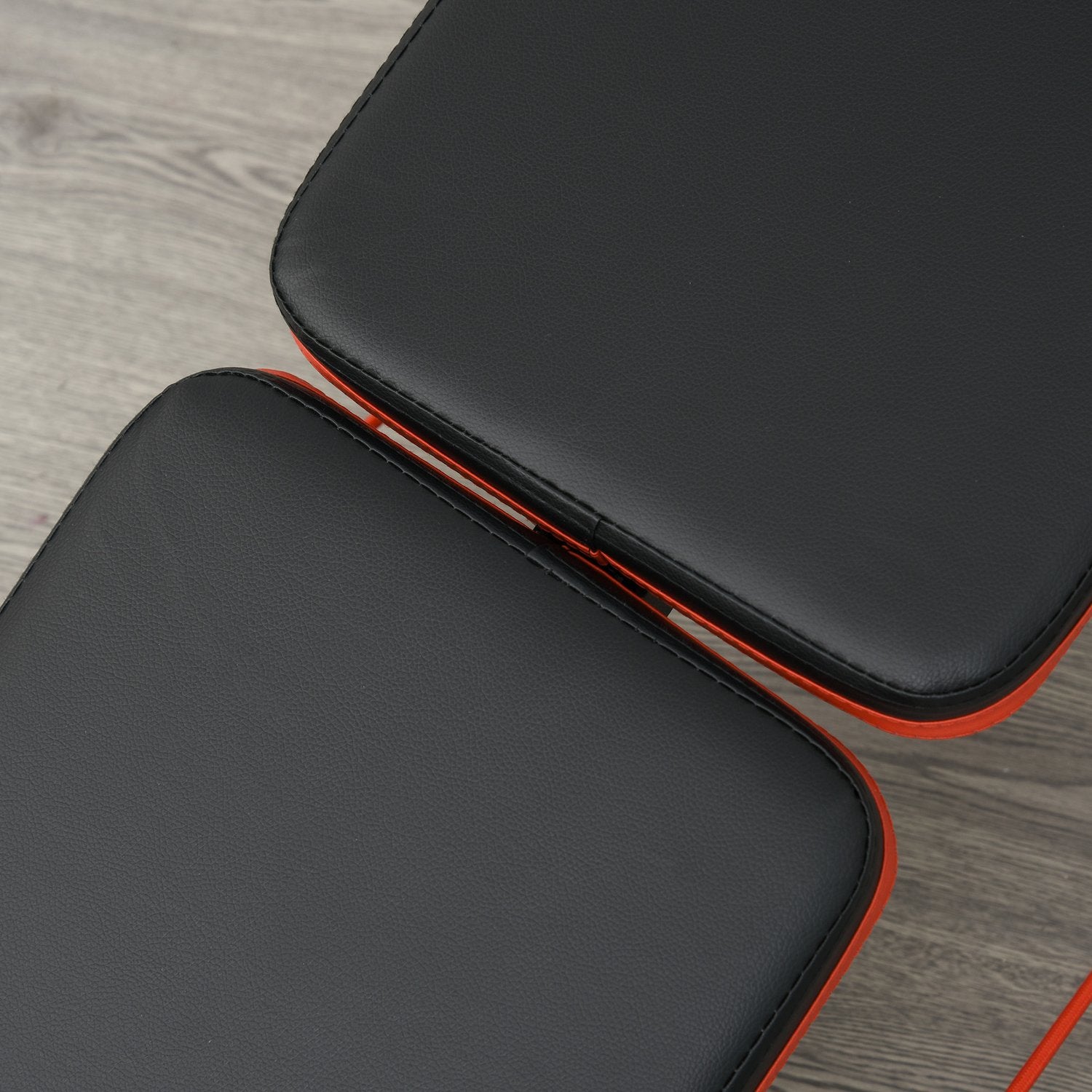 Sit Up Bänk med träningslinor, justerbar och hopfällbar