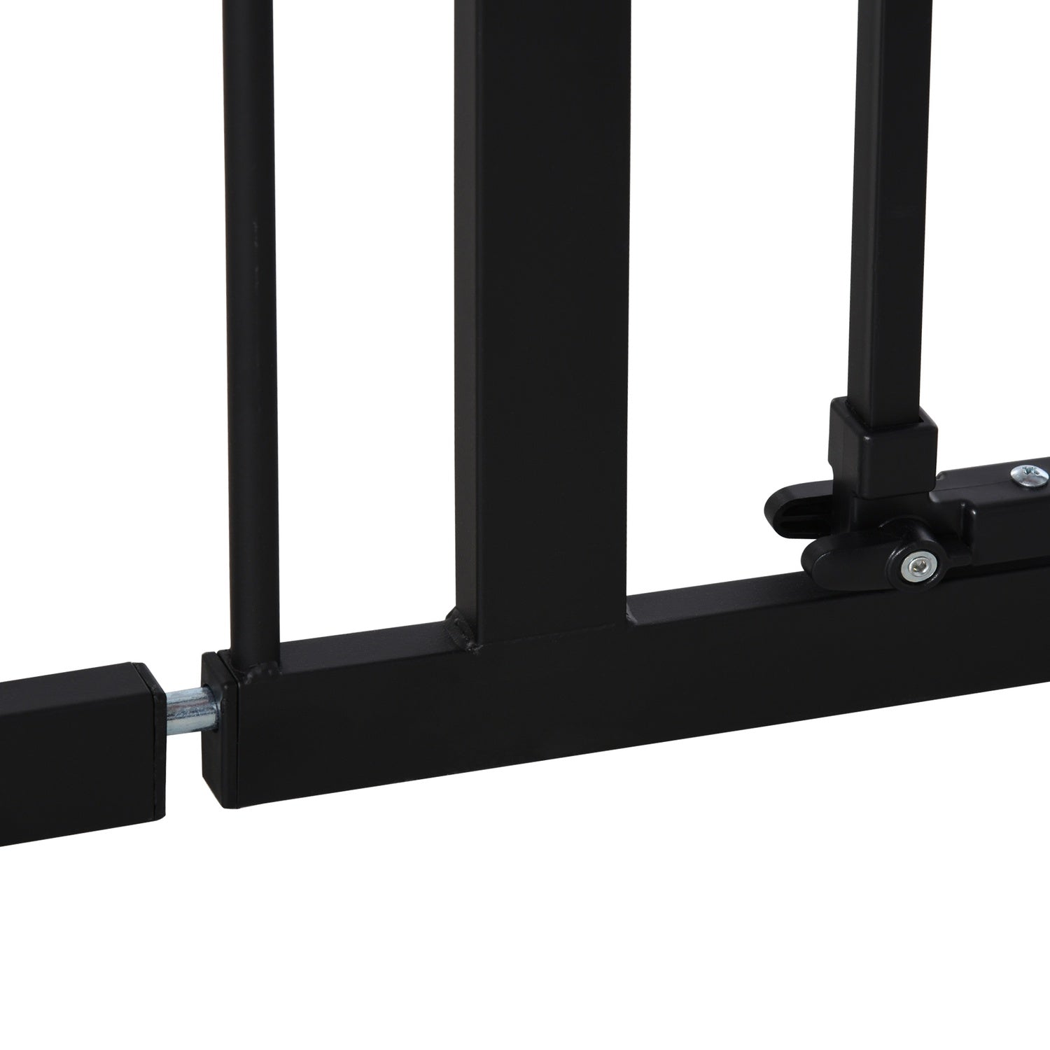 Säkerhetsgrind för husdjur – metall & plast, ingen borr, 136,3x76,2 cm