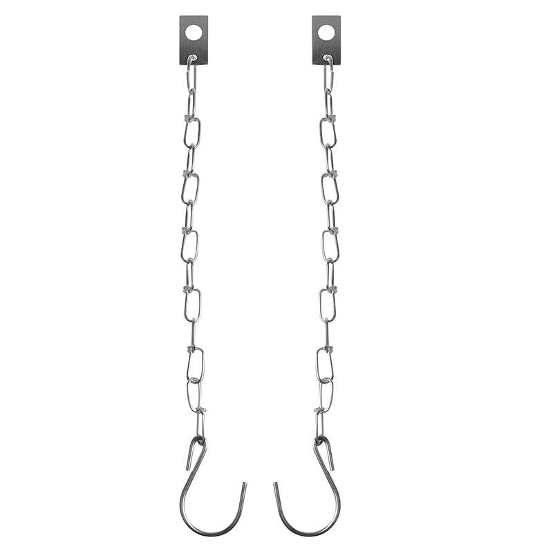 Säkerhetskedja metall 24cm - set med 2 delar i blister