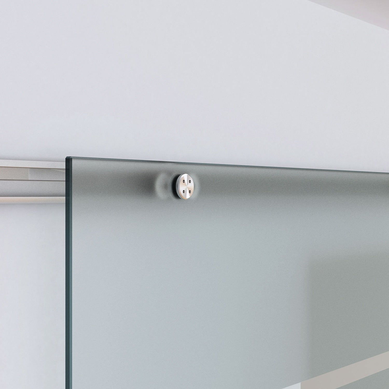 Skjutdörr i glas, delvis satinerad, flera storlekar