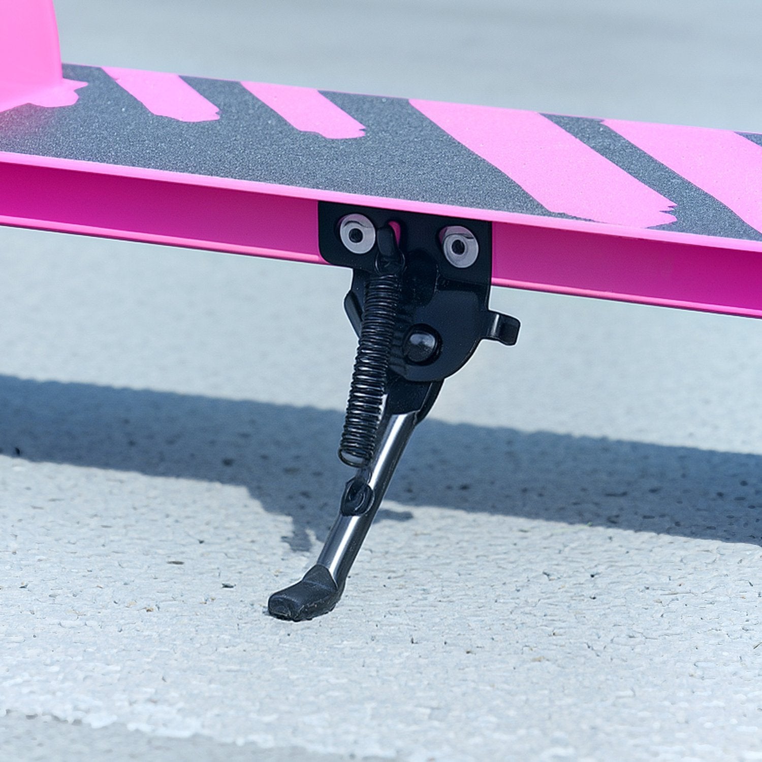 Barns hopfällbar sparkcykel med justerbart styre, rosa