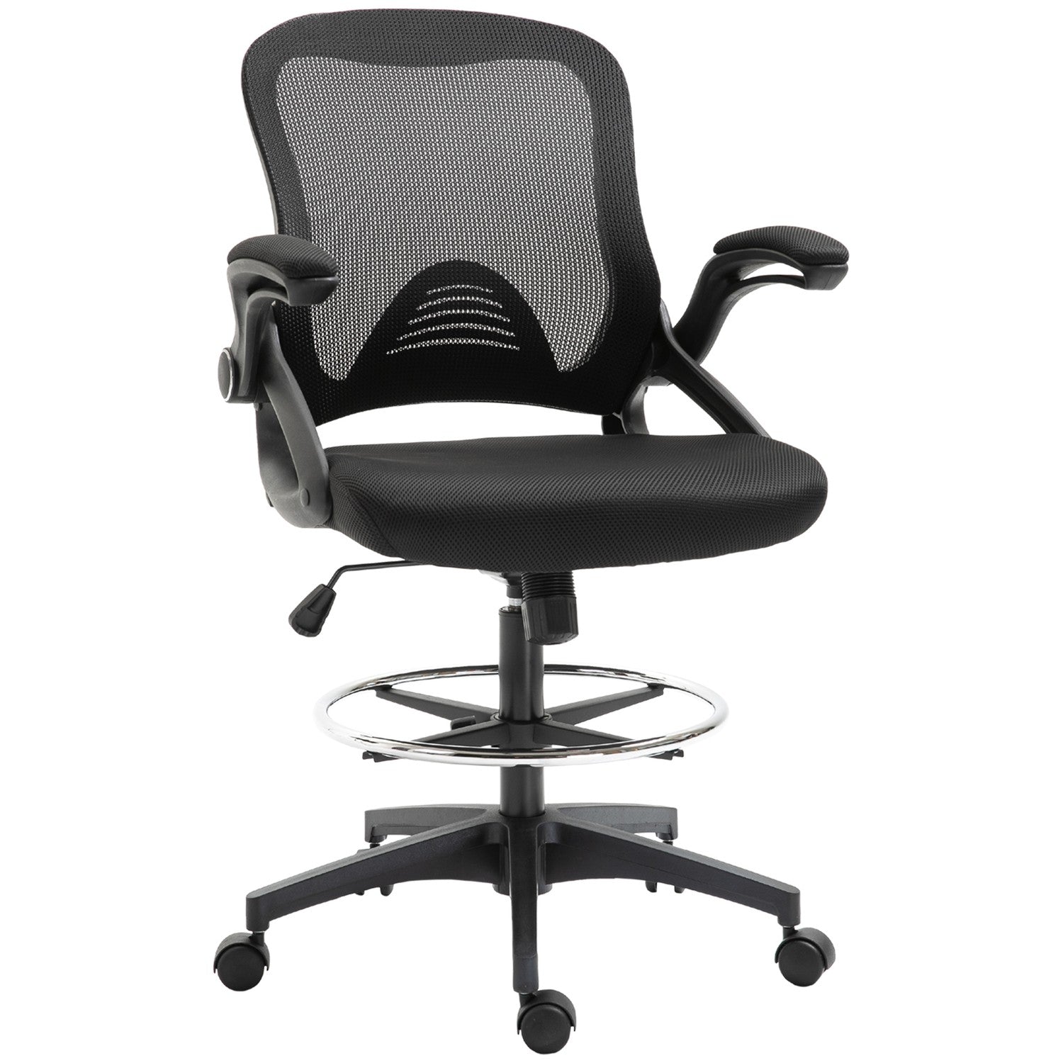 Ergonomisk kontorsstol, vridbar, mesh, 360°, 120 kg kapacitet