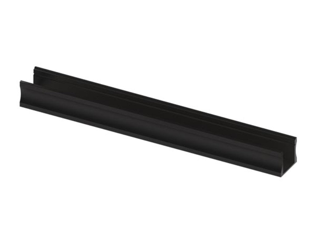 Slimline 15 Mm - Anodiserad i svart - Aluminium Led-profil - 2 M