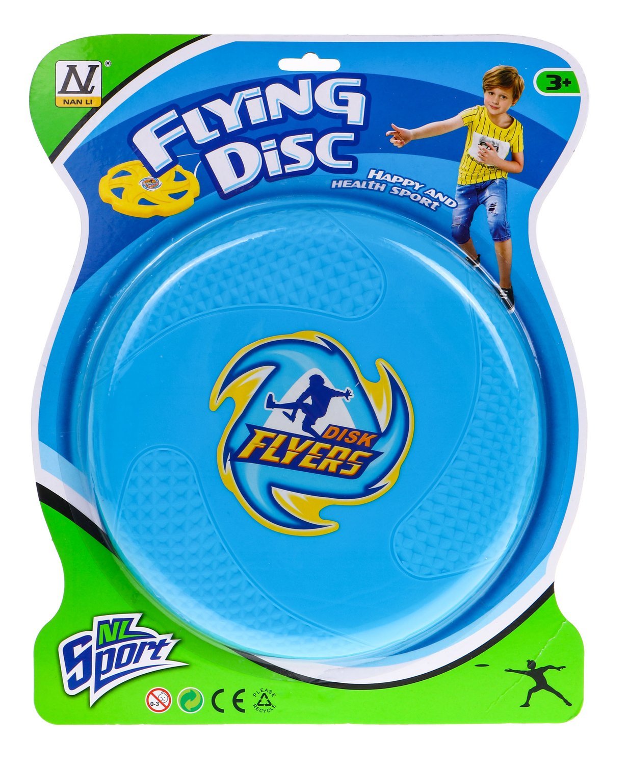 Slitstark 23 cm flygande frisbee för barn - Beach & Yard Fun