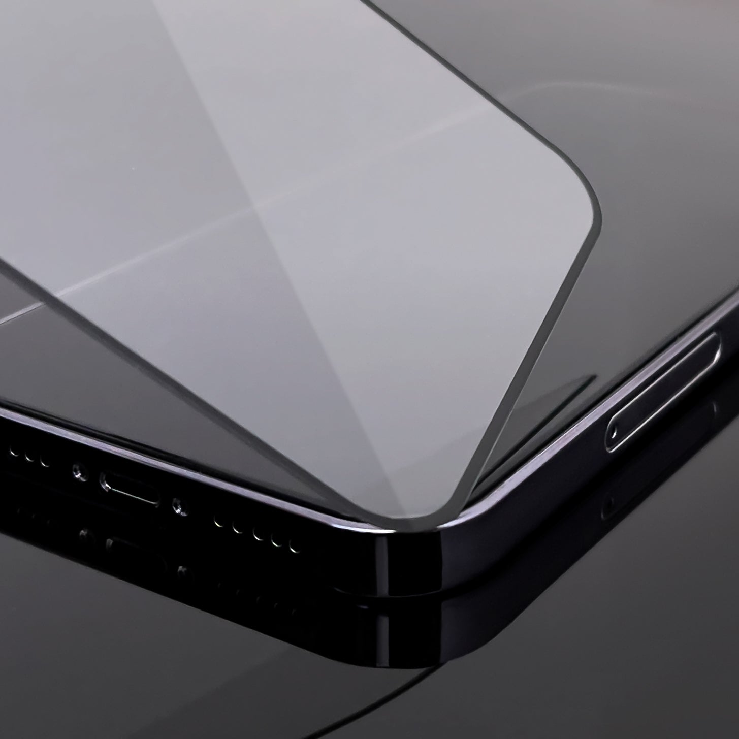 Slitstarkt 9H härdat glas för hela TCL 20 SE-skärmen med Case Friendly ram, svart