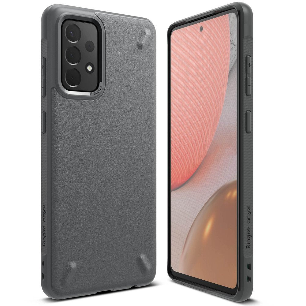 Slitstarkt, förstärkt fodral för GALAXY A72 4G ONYX grå
