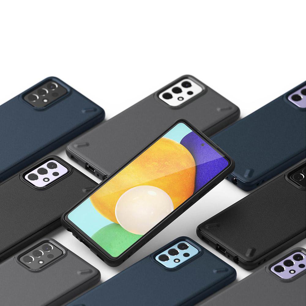 Slitstarkt, förstärkt fodral för GALAXY A72 4G ONYX grå