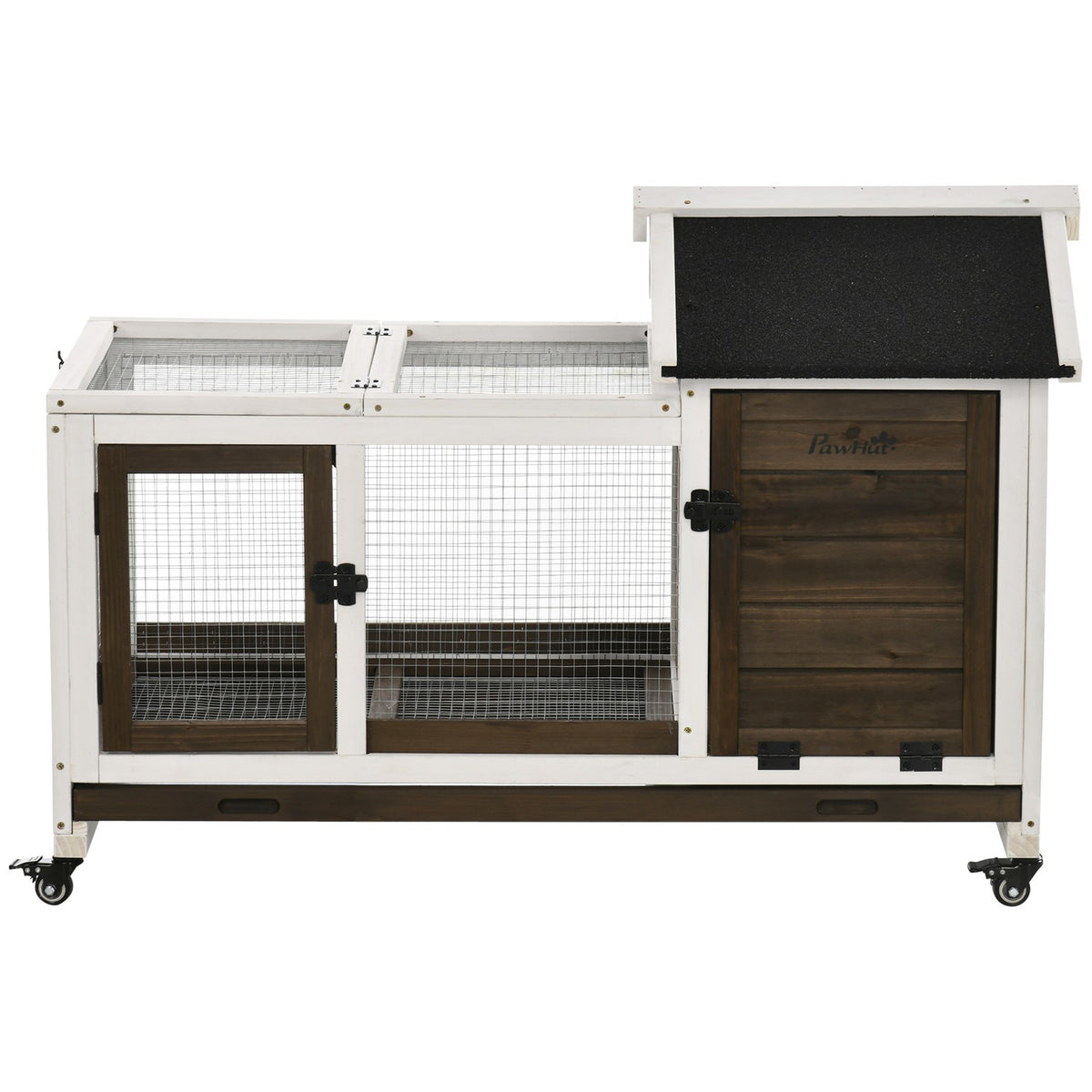Huisdierenverblijf met wielen, 108 x 58 x 73,5 cm