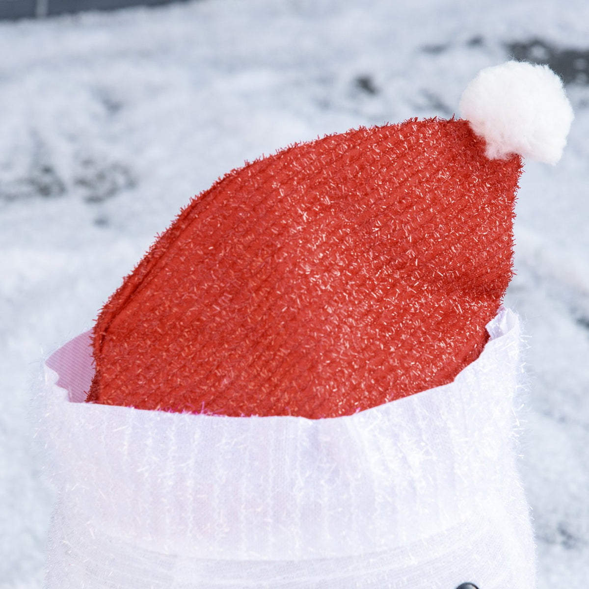 Snowman Juldekoration med LED-lampor, väderbeständig