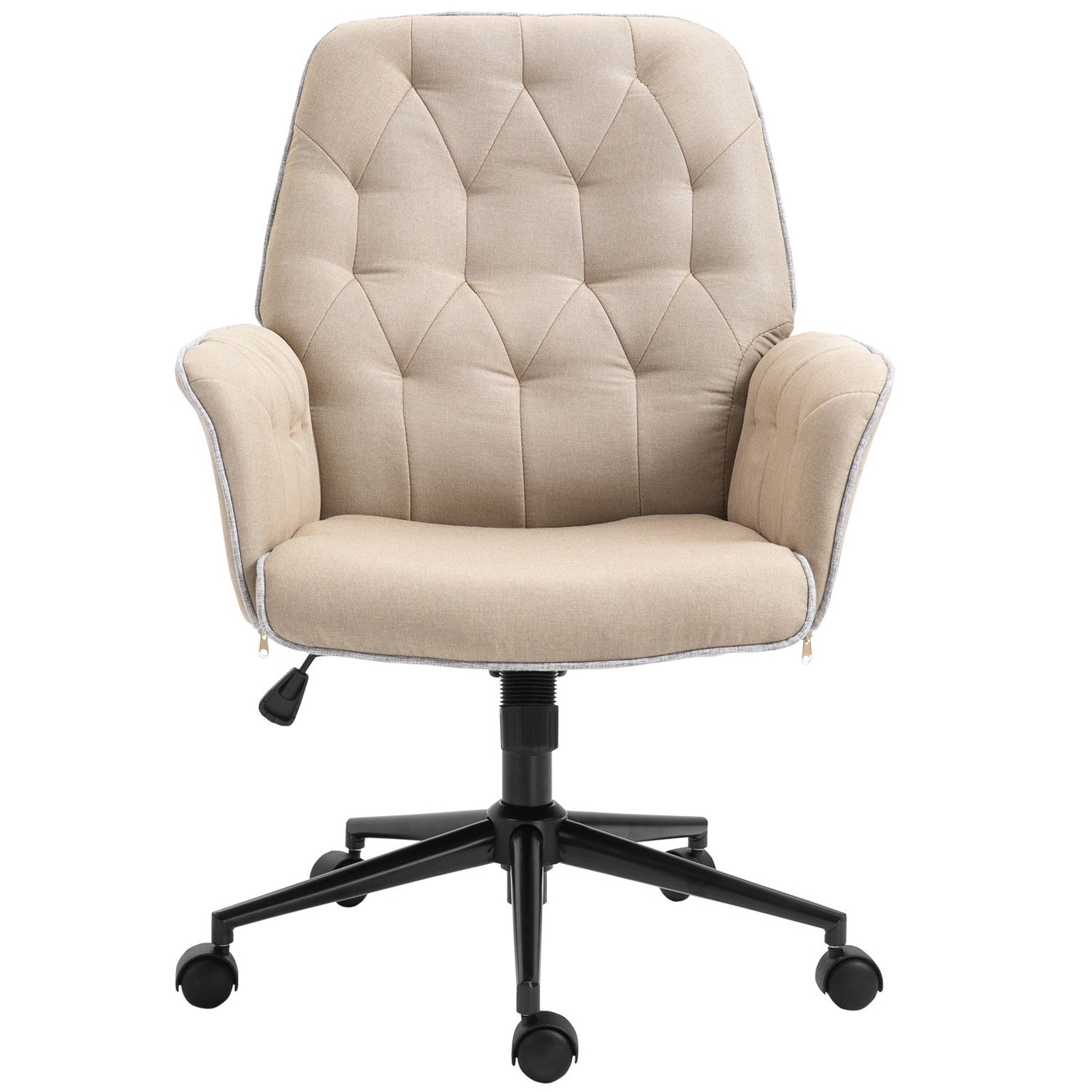 Ergonomisk vridbar kontorsstol, höjdjusterbart skum