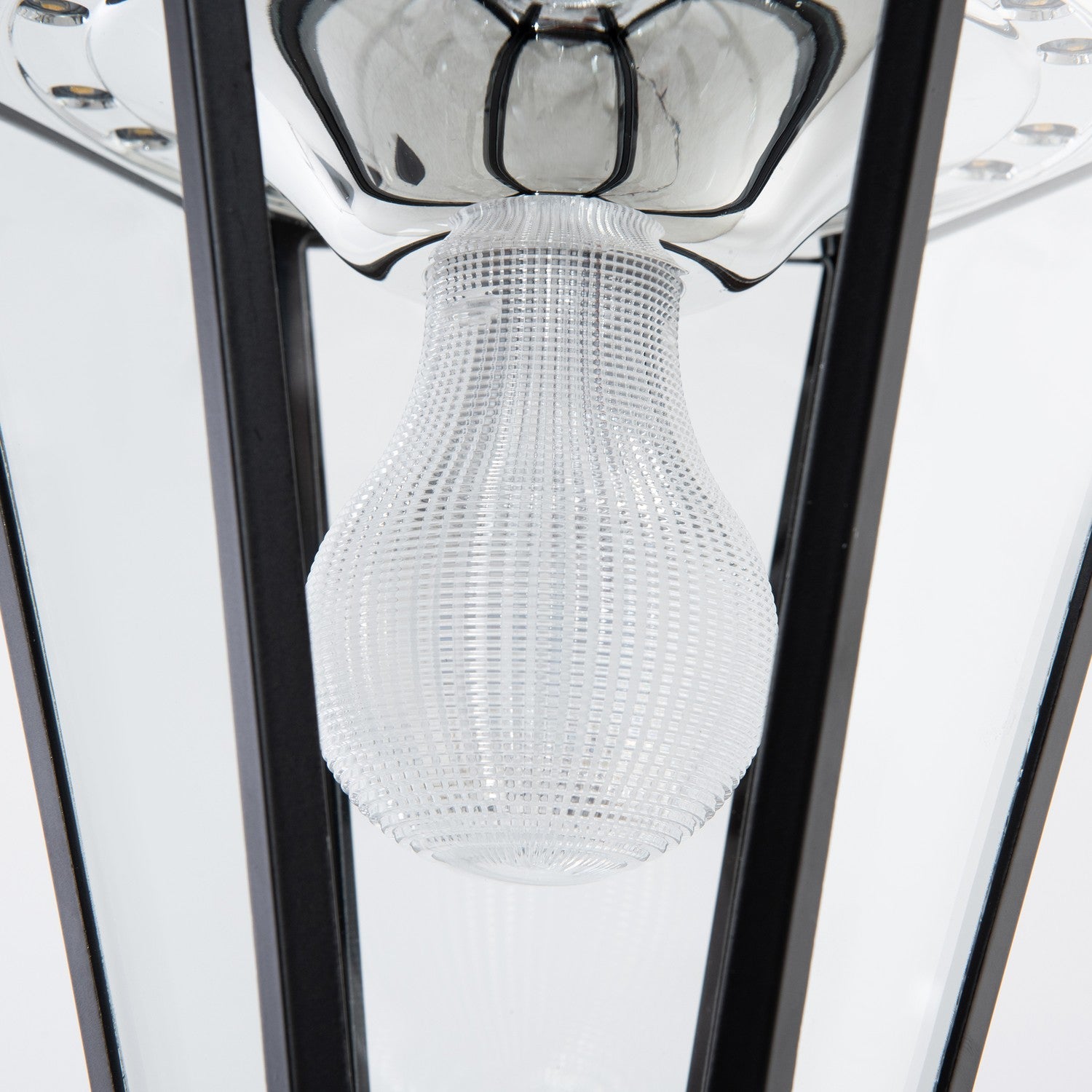 Solar Garden Path Light, 19 LED, 130 Lumen, Svart