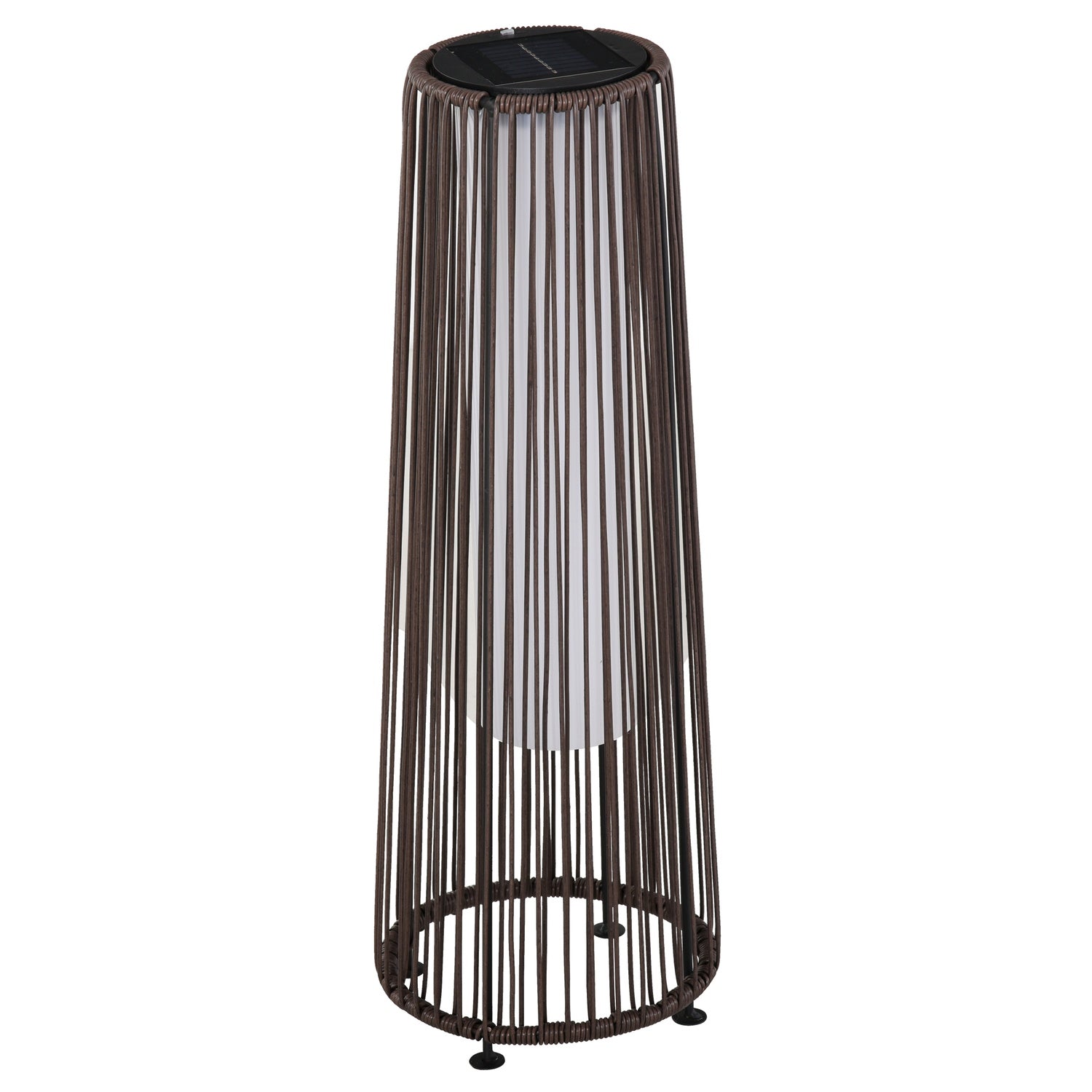 Solar Rotting Trädgårdslampa, LED, 61 Cm, Brun
