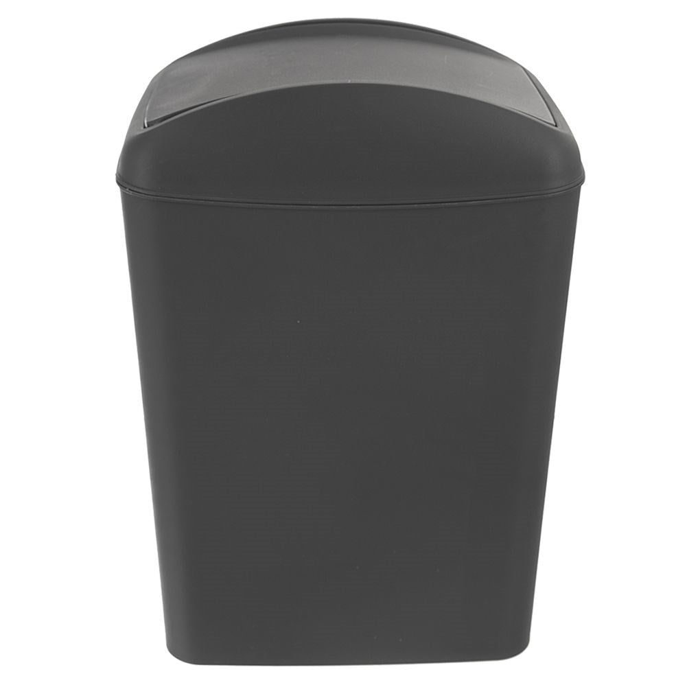 Soptunna 20L, hållbart material, mörkgrå, svängbart lock