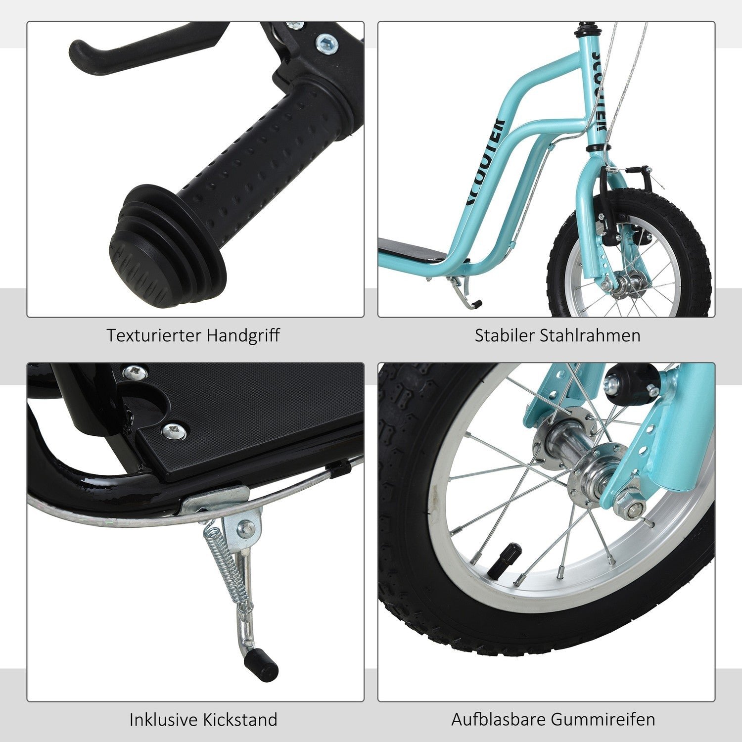 Sparkcykel med 12"" luftdäck för barn från 5 år och uppåt