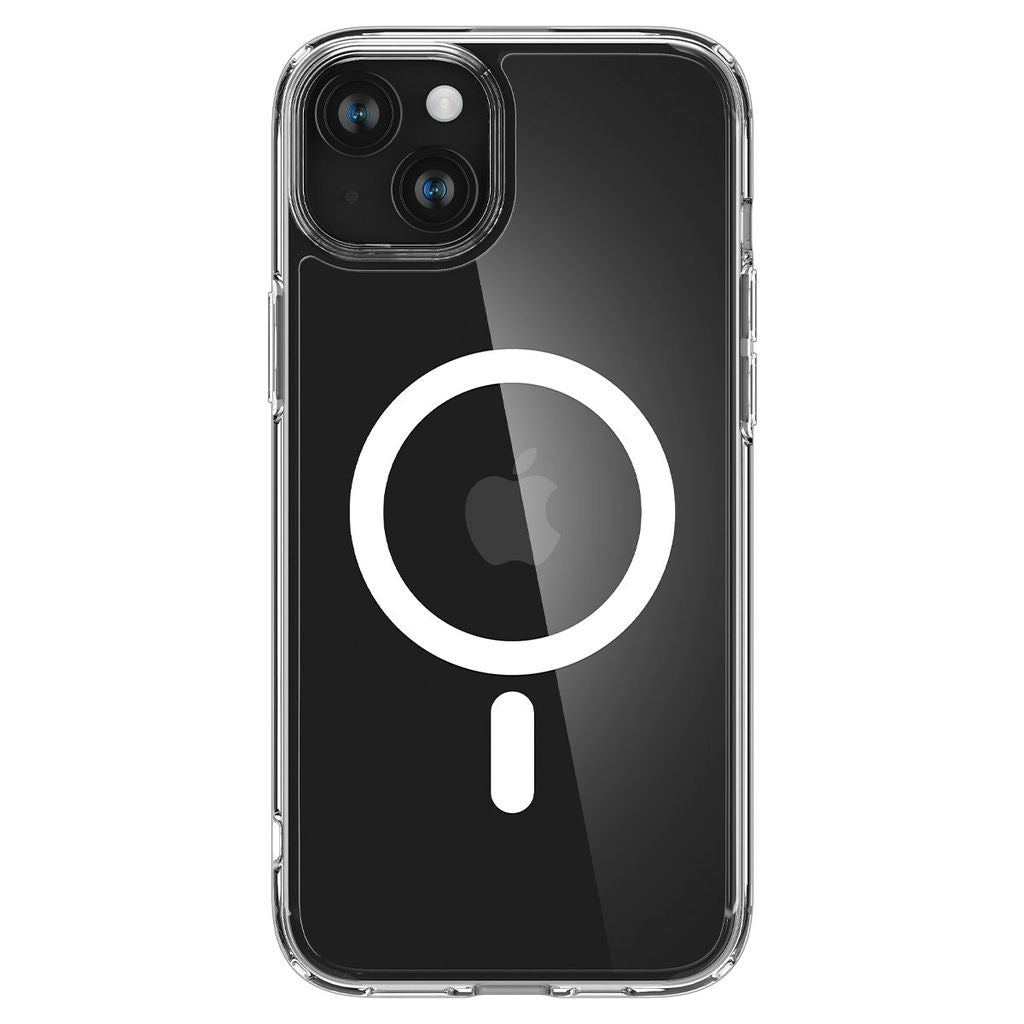 Spigen Crystal Hybrid Mag iPhone 15 Plus Fodral - Genomskinlig