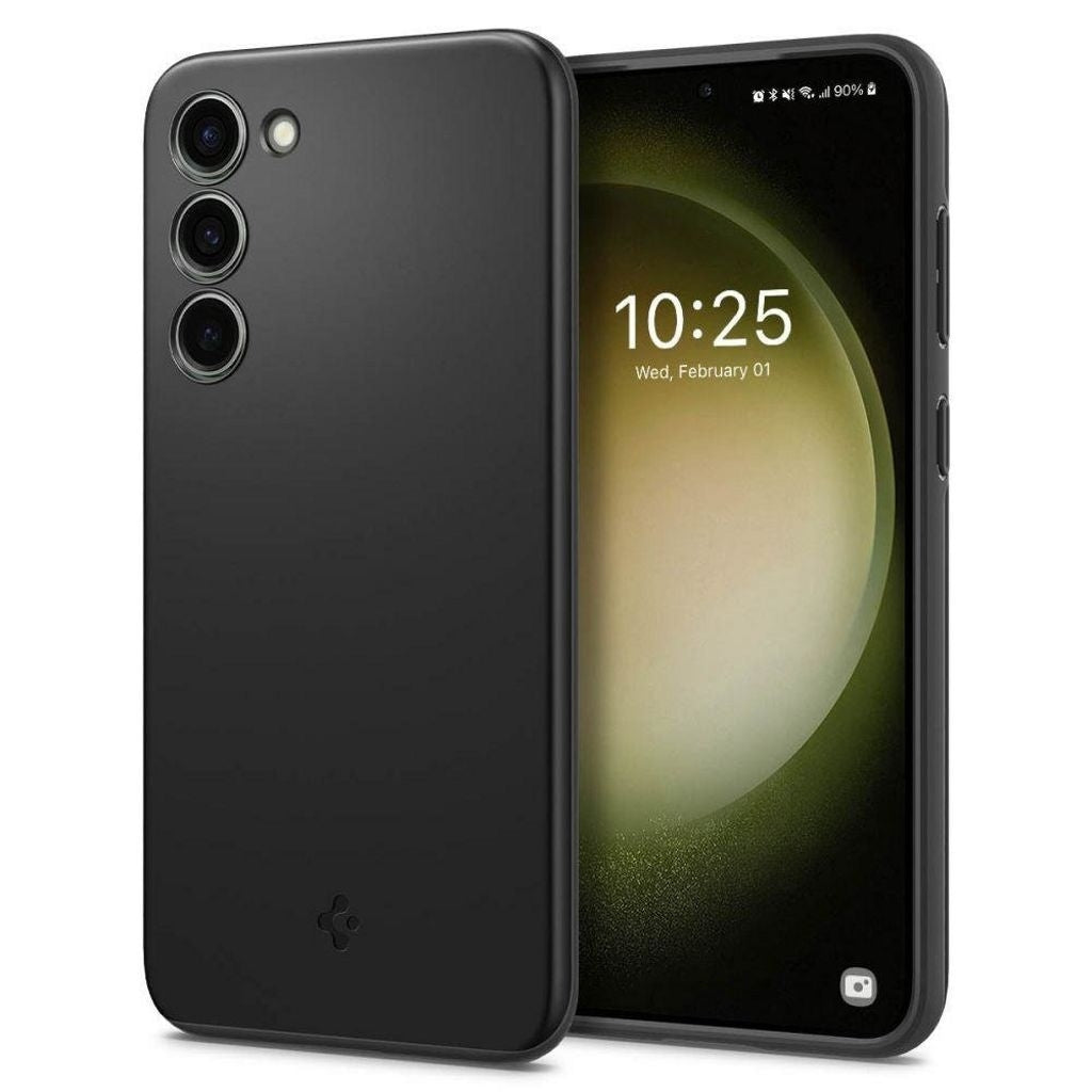 Spigen Thin Fit Skal till Samsung Galaxy S23 - Svart