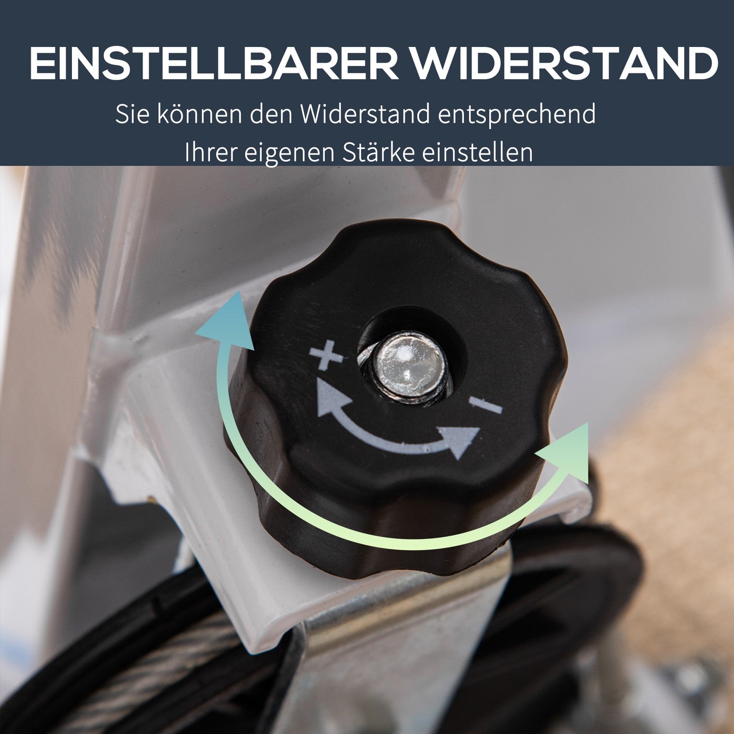 Fitness Swing Stepper med handtag, LCD, 100 kg kapacitet