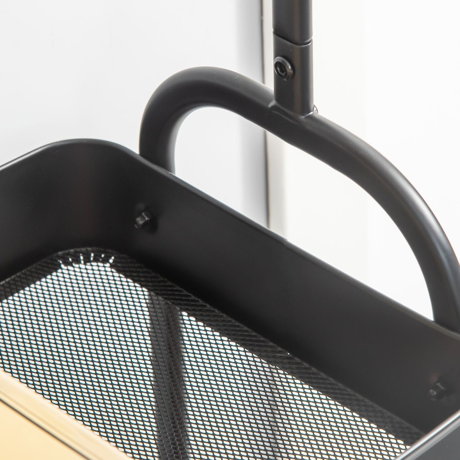 Stål Kläder & skoställ på hjul, 16 kg kapacitet, svart