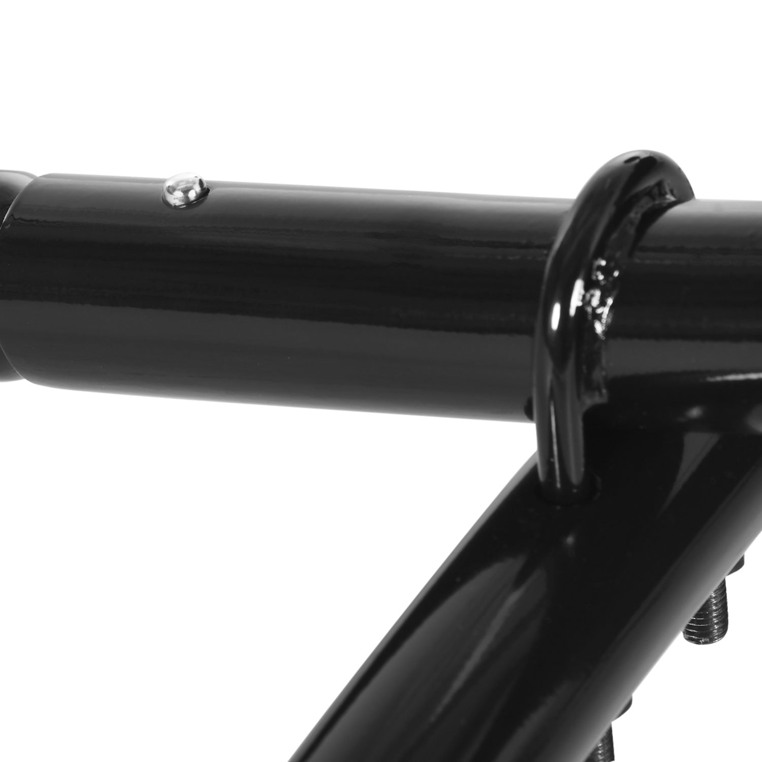 Svart stålhängmatta med dragrep – 300 x 90 x 100 cm