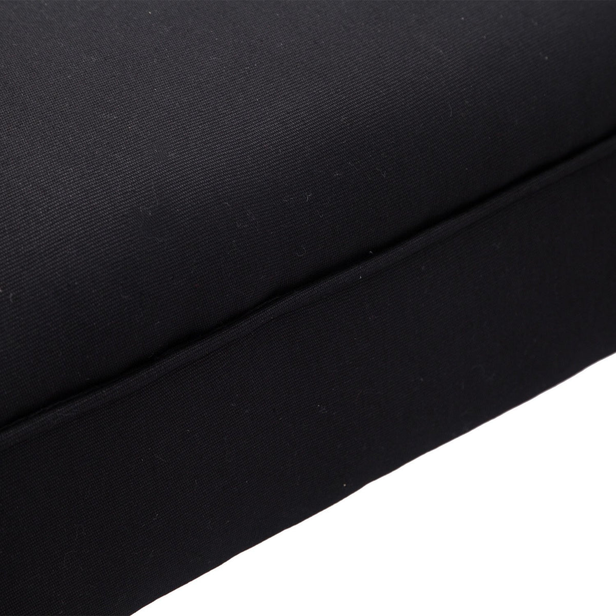 Svart stoppad sovrumsbänk – MDF & Foam, 102x31x51 cm