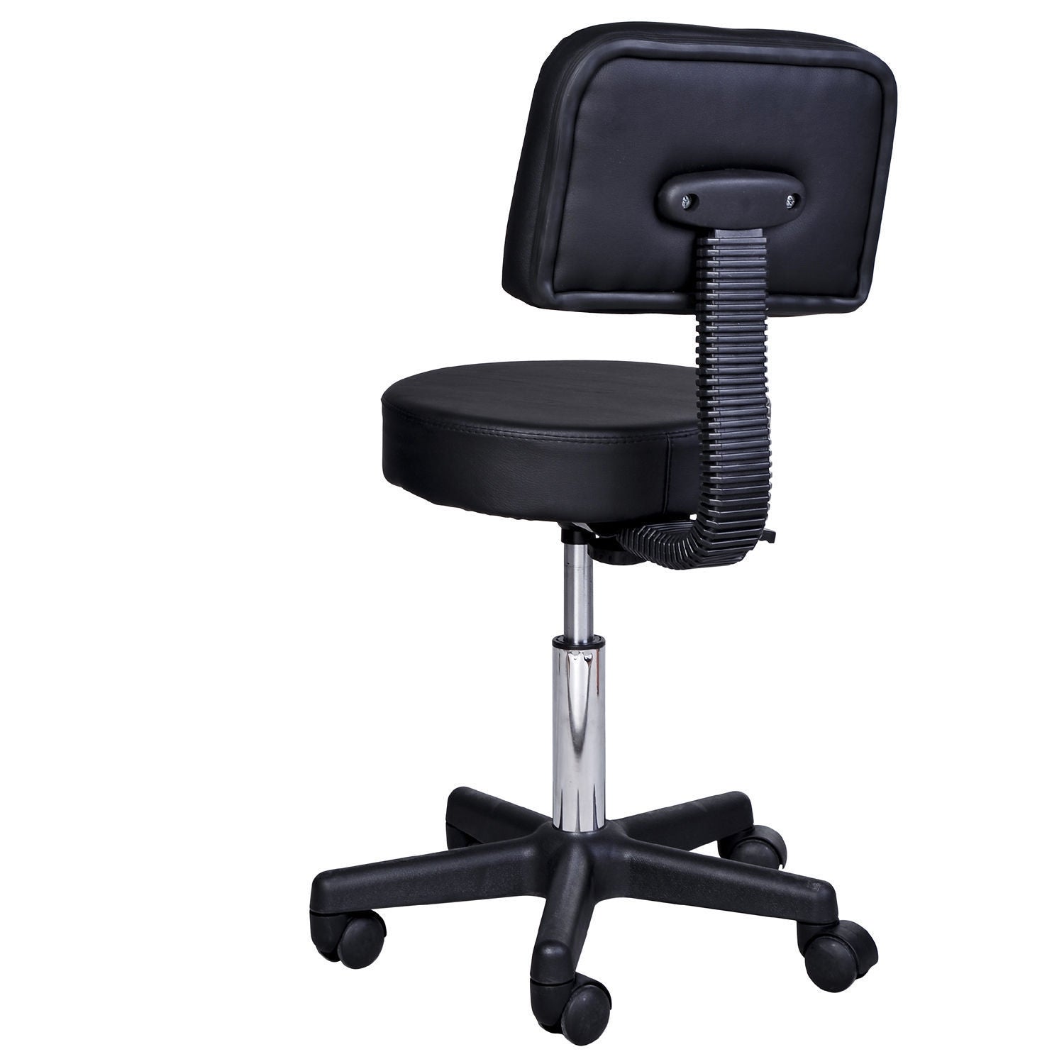 Svängbar salongspall – justerbar höjd och hållbara hjul