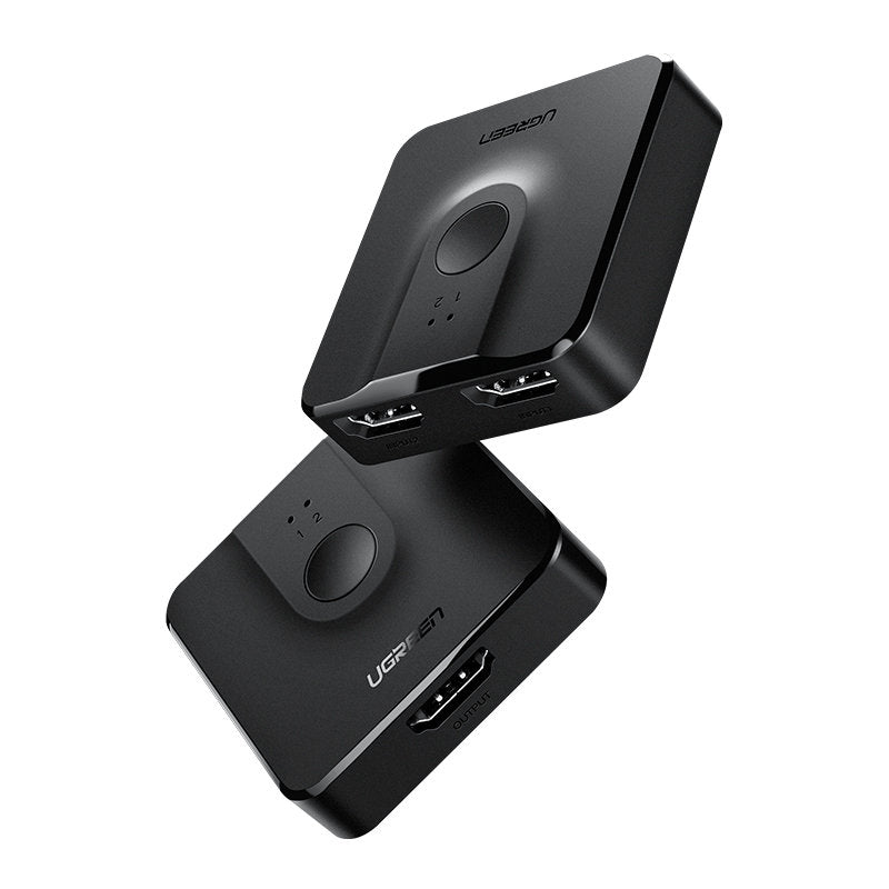 Switch HDMI splitter switch - 2x HDMI 4K 60Hz svart