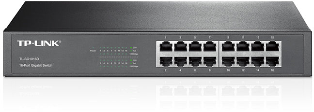 TP-LINK TL-SG1016D - 16-portars switch