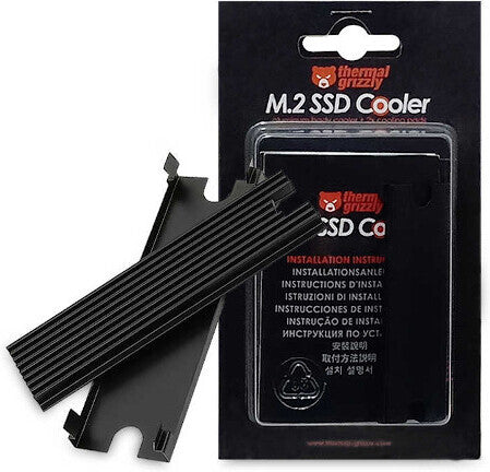 Thermal Grizzly M.2 SSD Cooler - kylande igelkott för M.2-kort