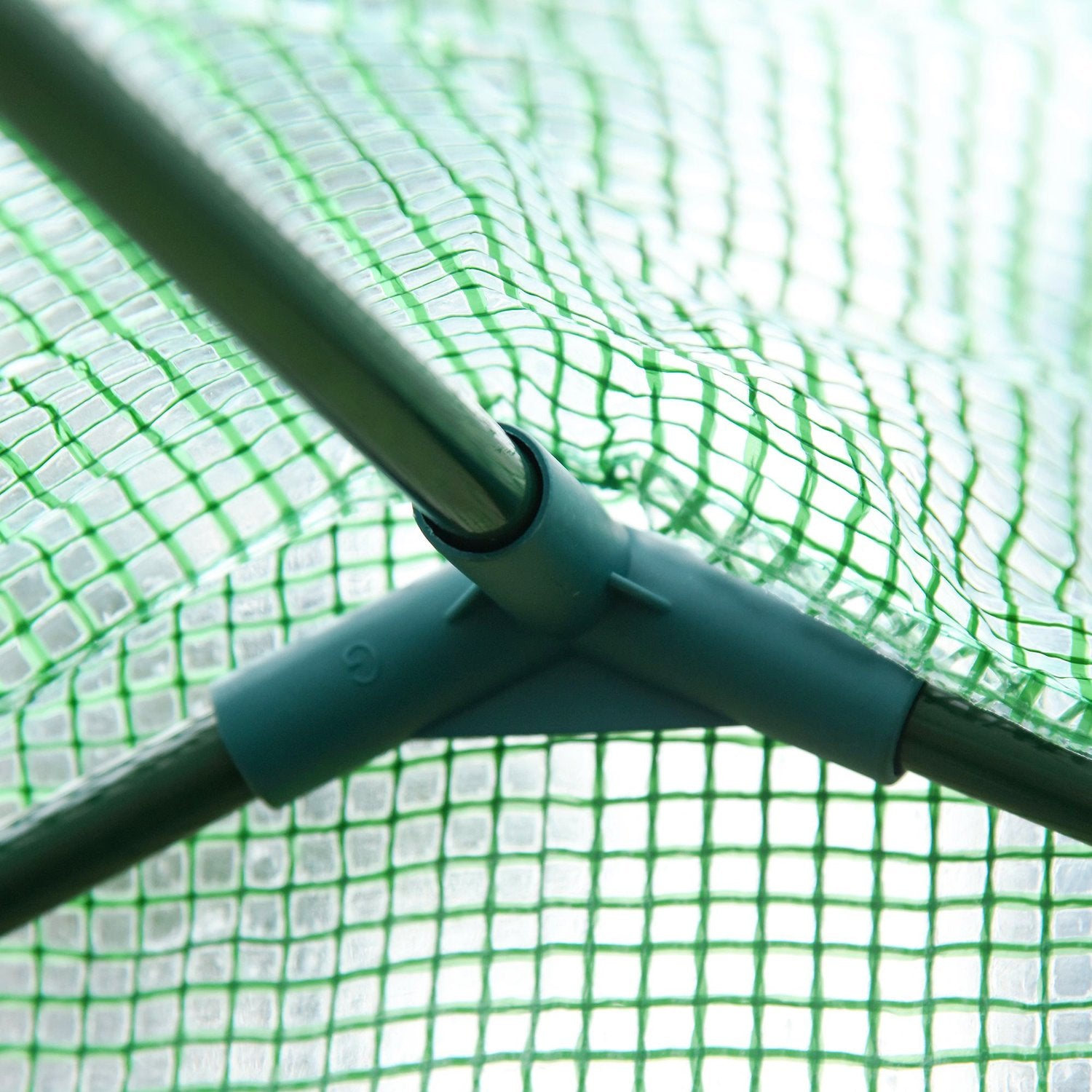 Tomatväxthus kall ram med fönster, dörr – stål, PVC, 180x100x168 cm