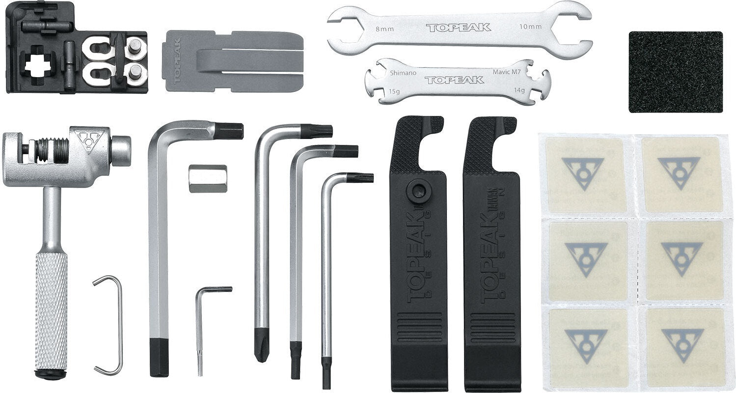 Topeak Survival Gear Box - överlevnadssats, 30 st