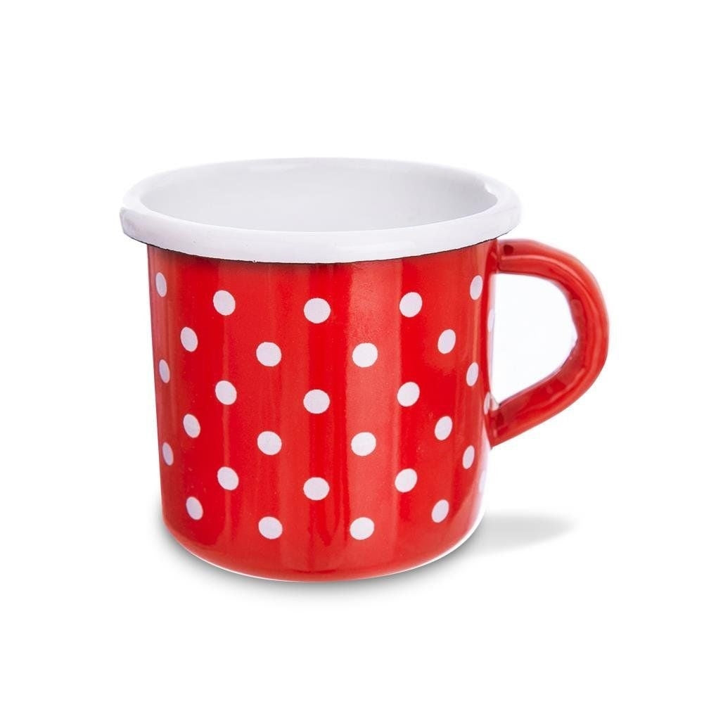 Traditionell emaljmugg 8 cm - Uppvärmning & servering