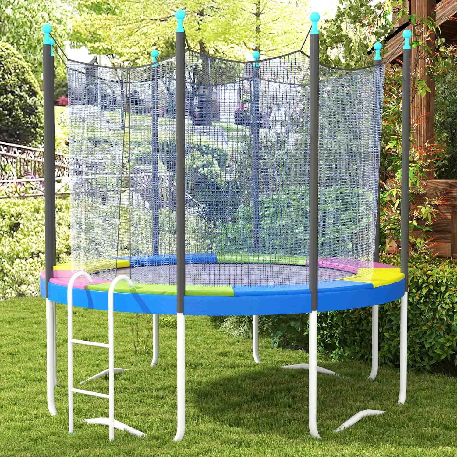 Trampolin kantskydd 244 Cm - UV-skyddad, väderbeständig