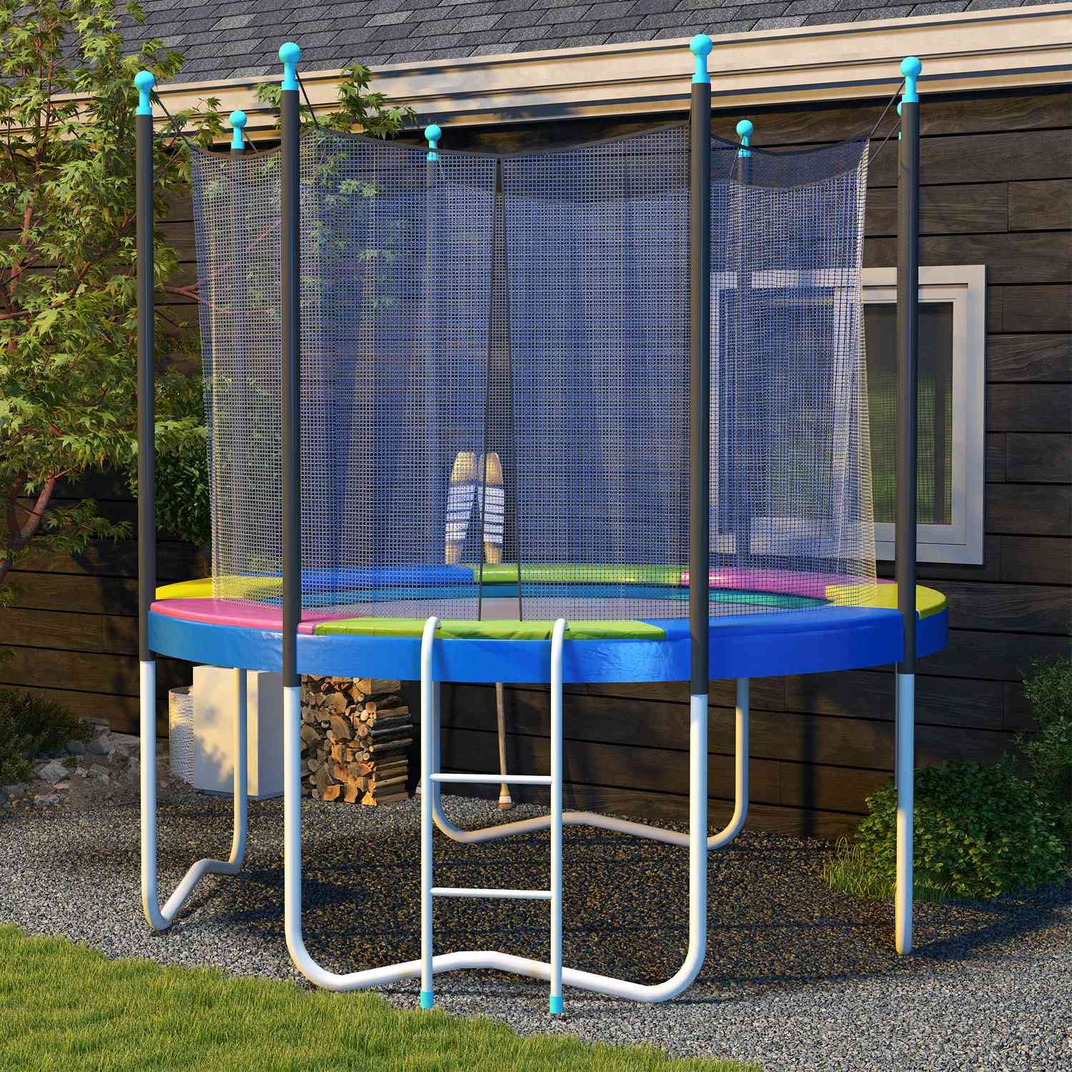 Trampolin kantskydd 244 Cm - UV-skyddad, väderbeständig