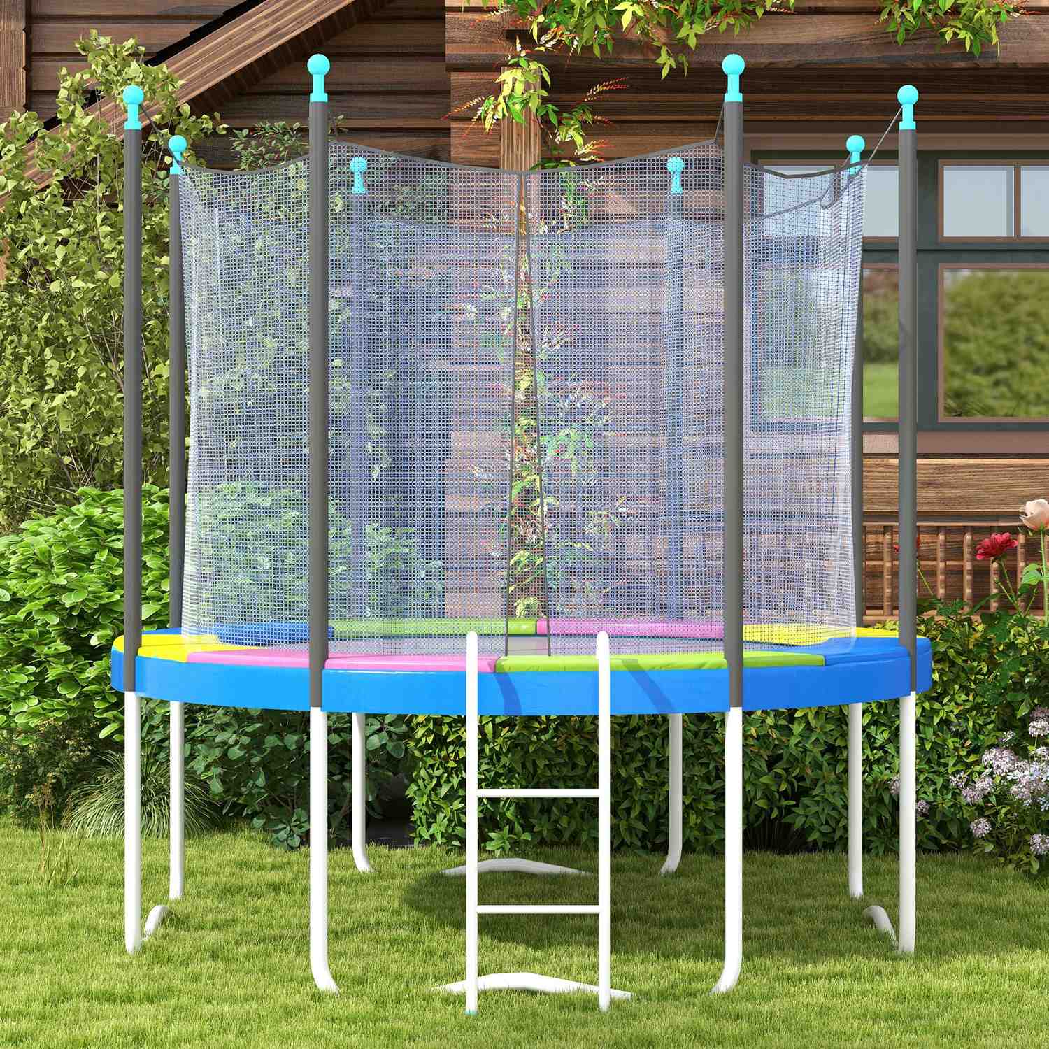 Trampolin kantskydd 244 Cm - UV-skyddad, väderbeständig