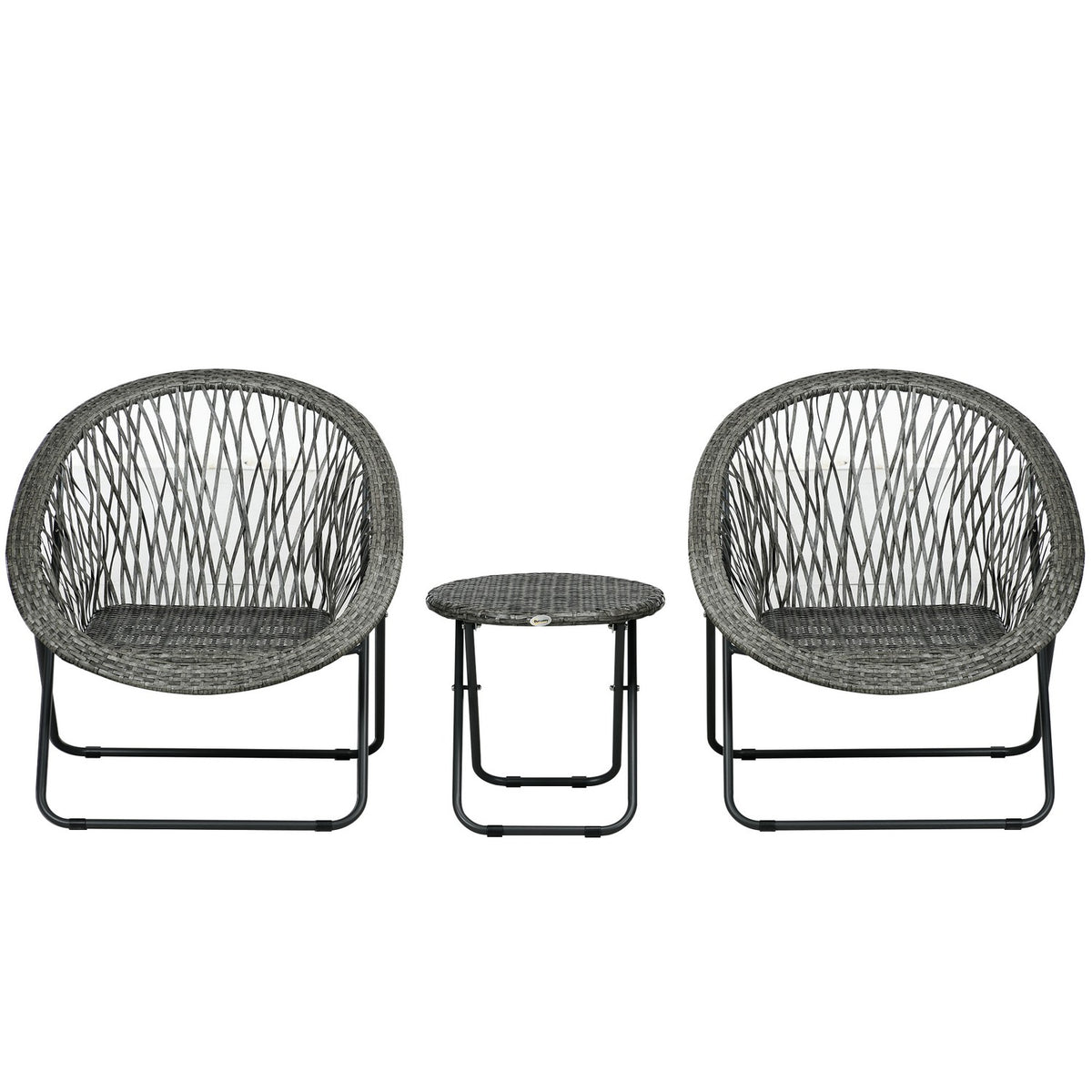 Tuinbalkonset met tafel en gestoffeerde stoelen