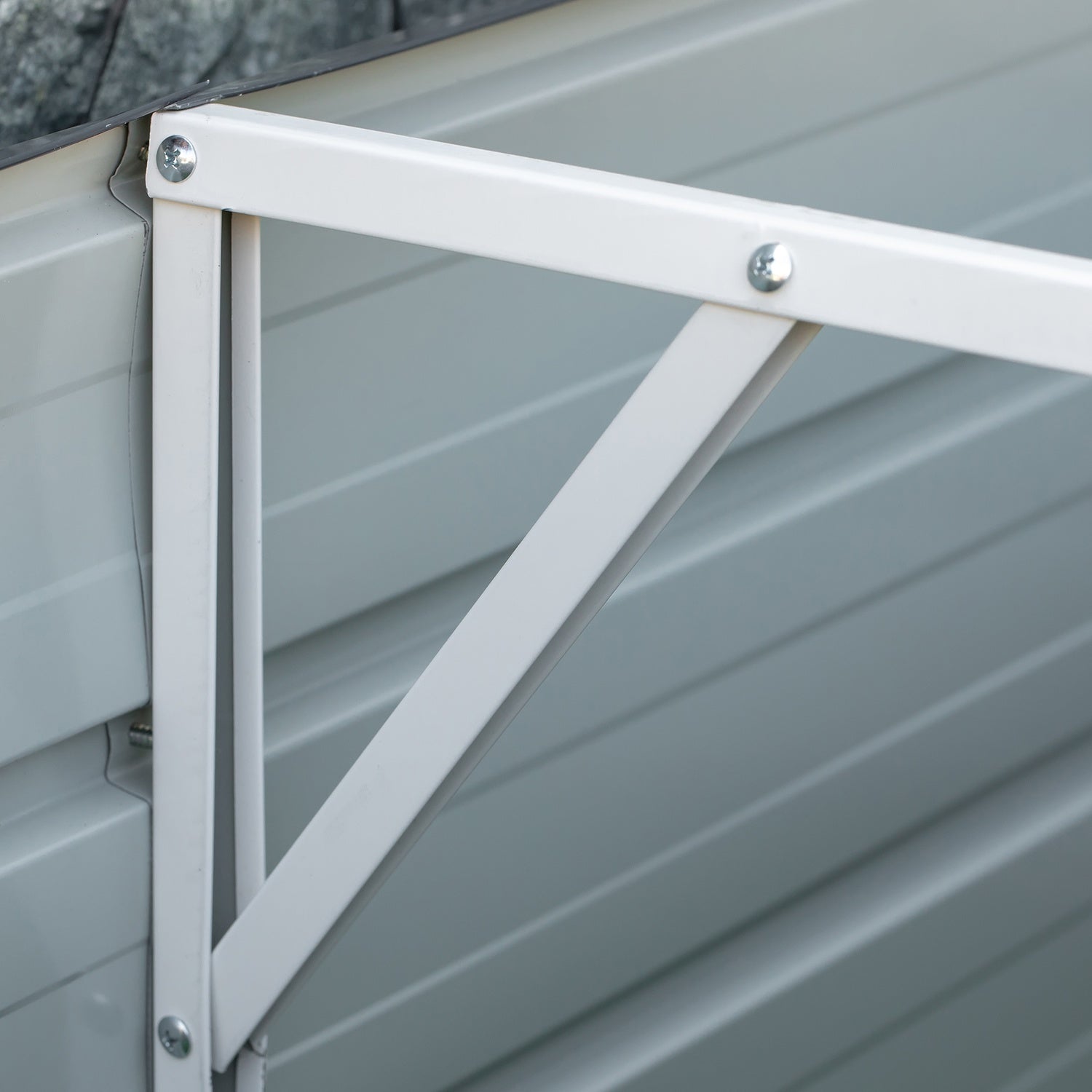 Trädgårdsbäddskruka i stål – Kolgrå, 125x47x40 cm