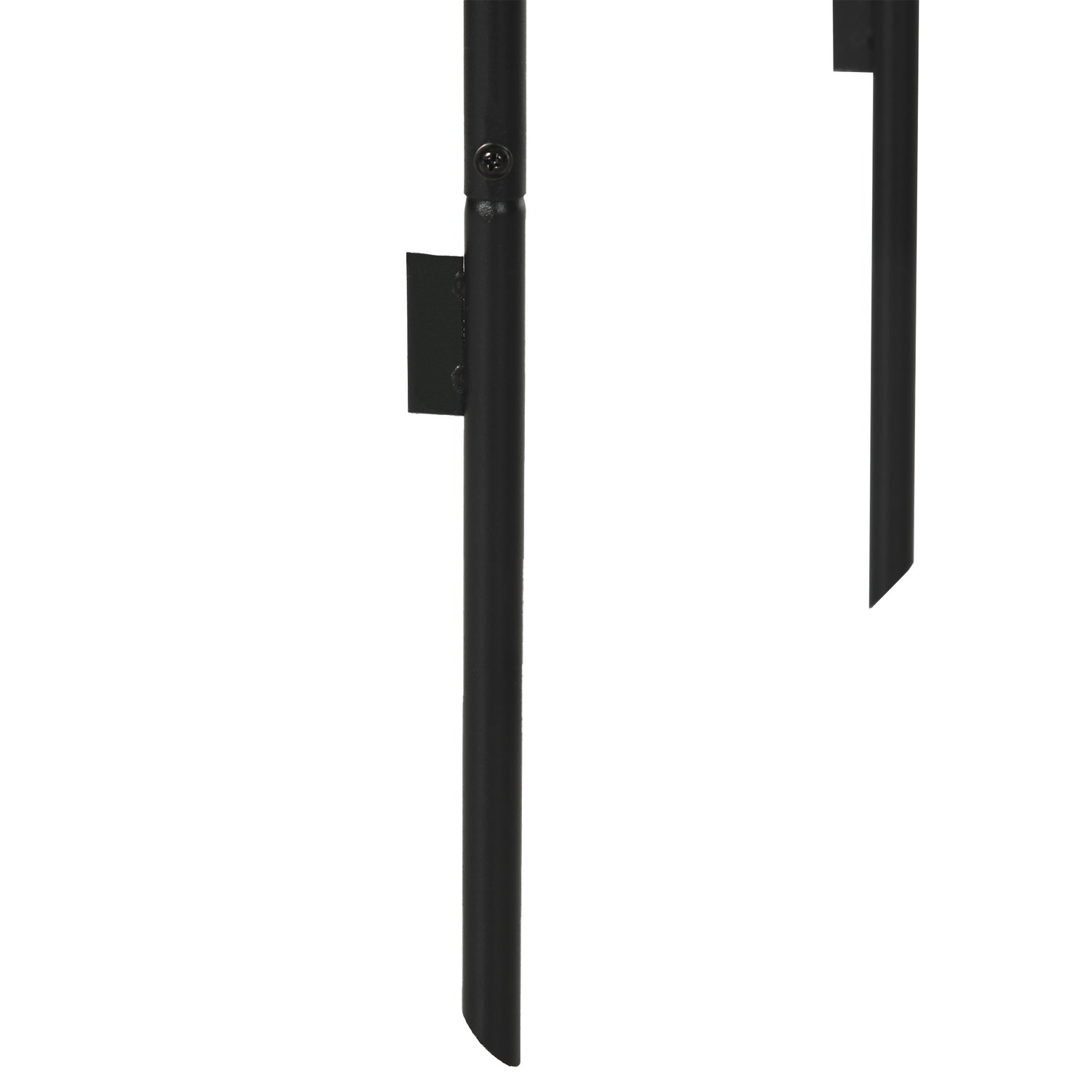 Trädgårdsbåge i metall för klätterväxter – Svart, 140x40x240 cm