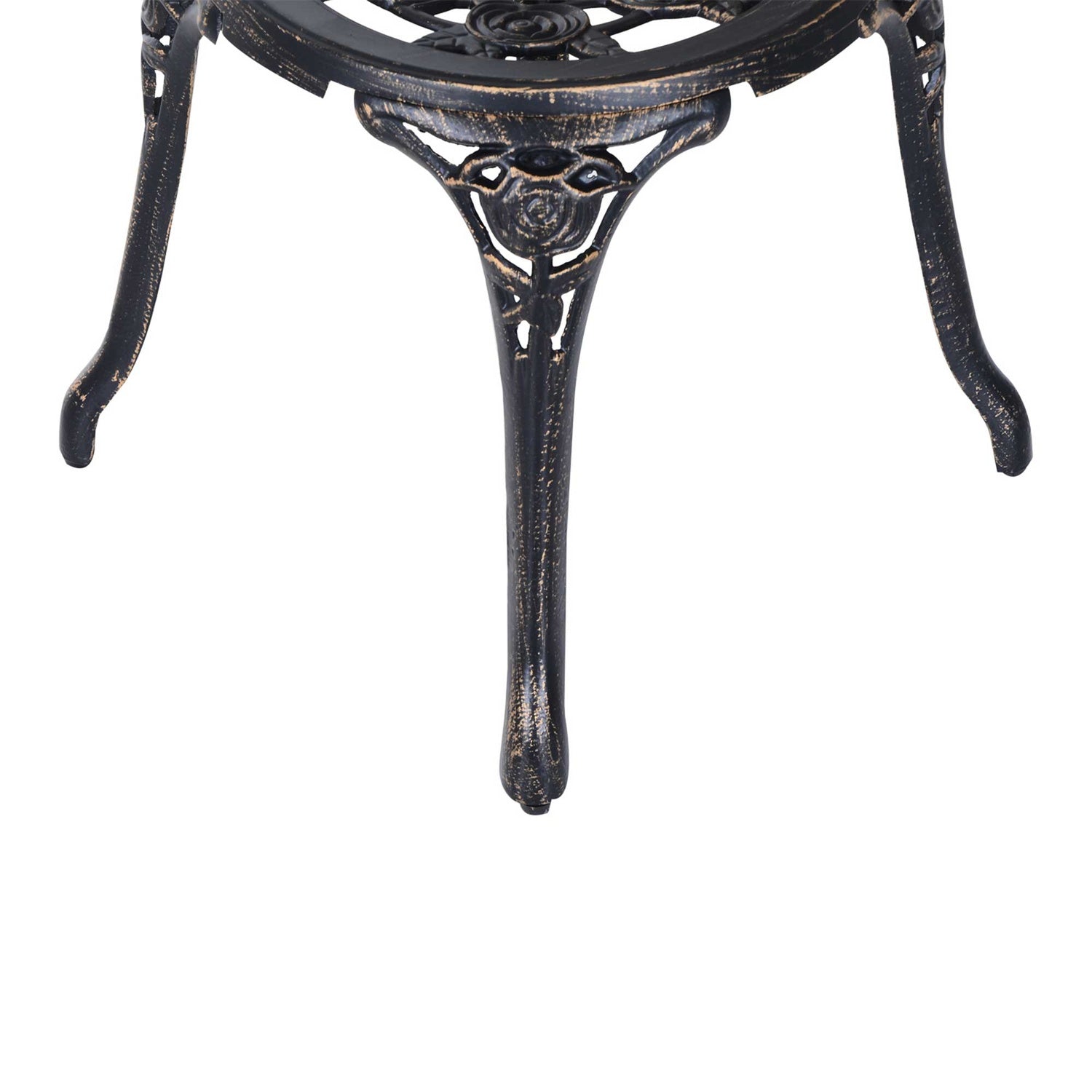 Trädgårdsmöbler i brons för 2, bord och stolar