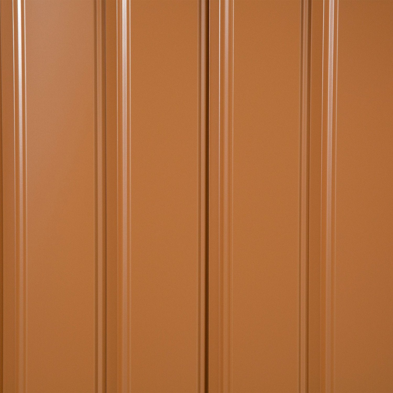 Trädgårdsredskapsskjul i metall, brun, med bottenplatta, 340x386x200 cm