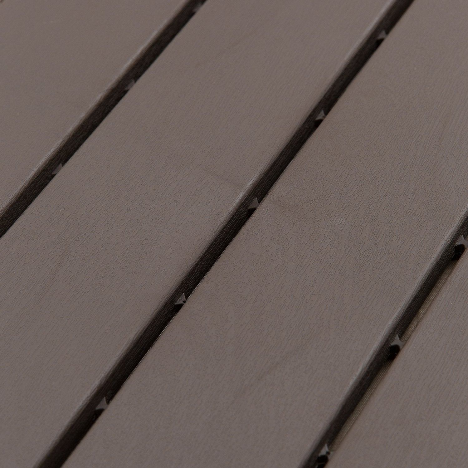 Trädgårdsterrass Click Golvplattor, Set om 9, 30x30 cm Brun