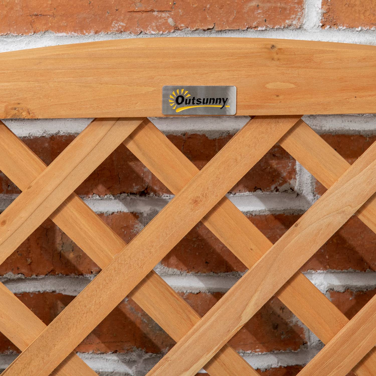 Trädgårdsupphöjd säng med spaljé, gul, 45x45x80 cm