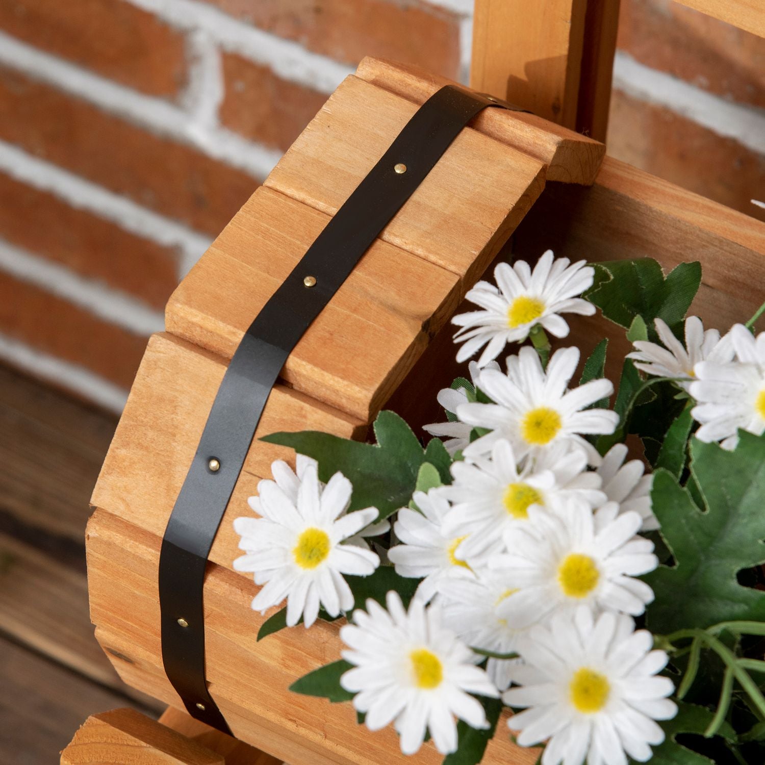 Trädgårdsupphöjd säng med spaljé, gul, 45x45x80 cm