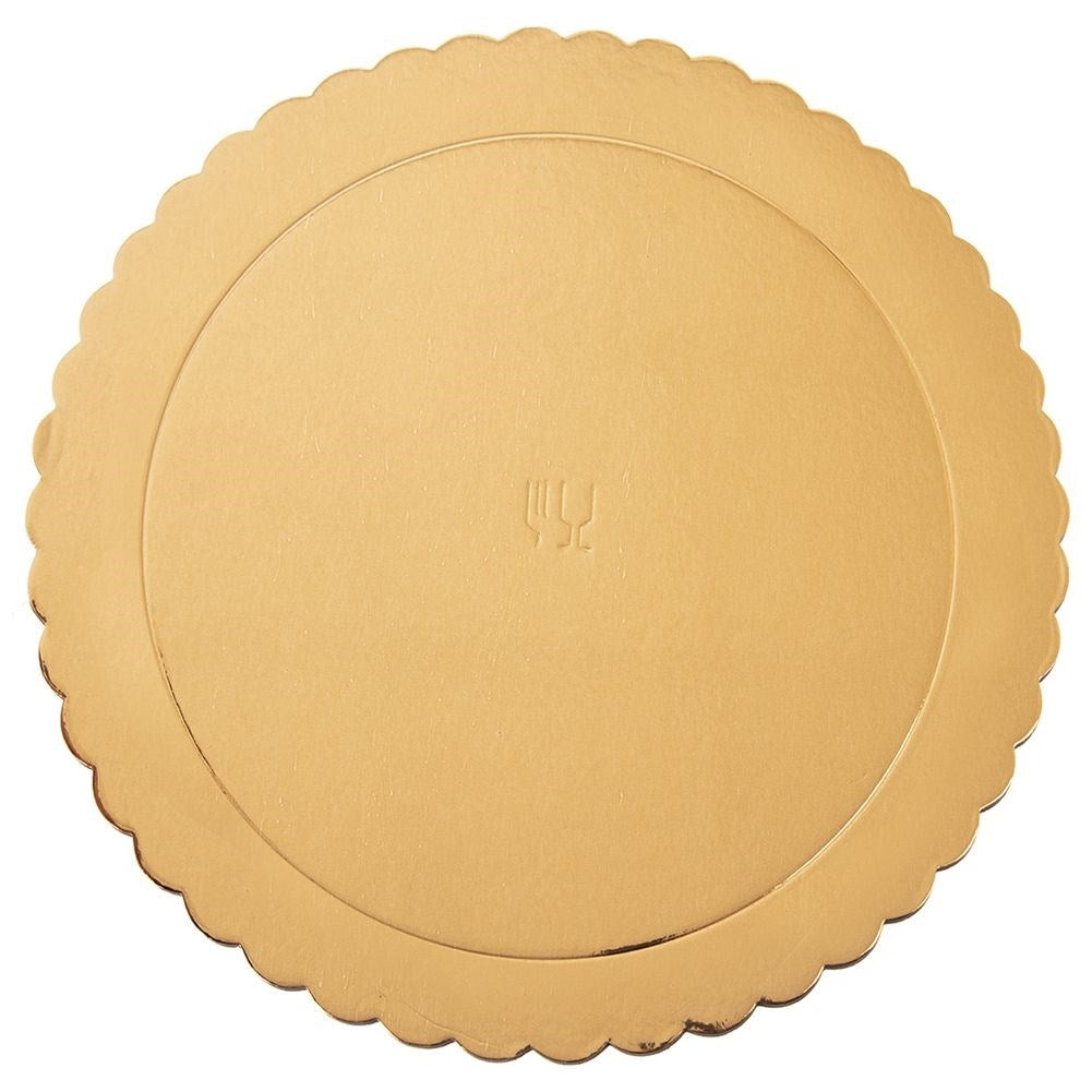 Tårtunderlägg 30 cm med veckade kanter