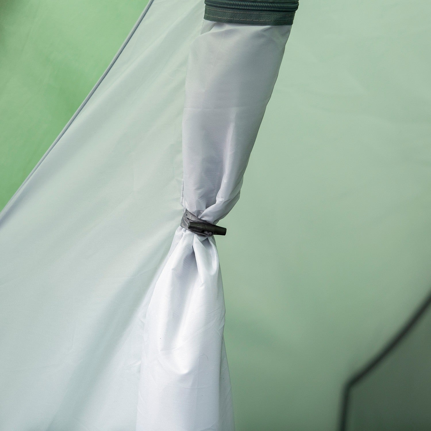 Tunnelcampingtält, 2-3 personer, vattentätt, mörkgrönt