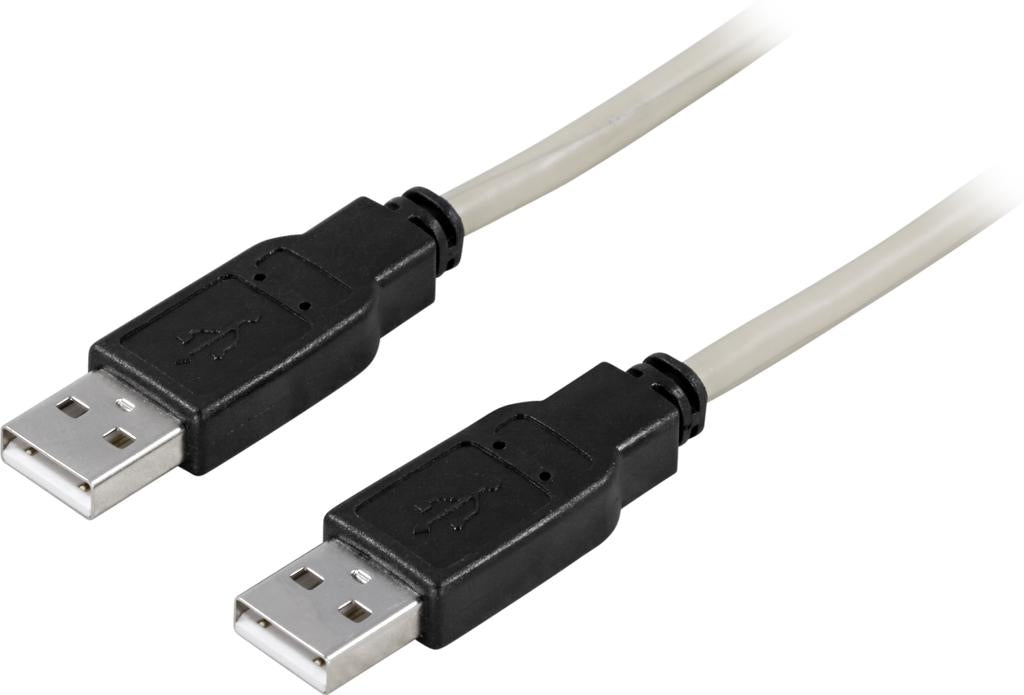 USB 2.0-kabel Typ A hane - Typ A hane 1,0m