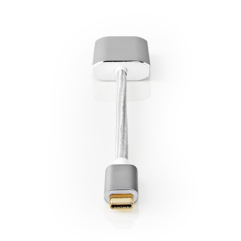 USB-C-adapter, USB-C till HDMI, 4K@60Hz, PD, 0,2m - Vit
