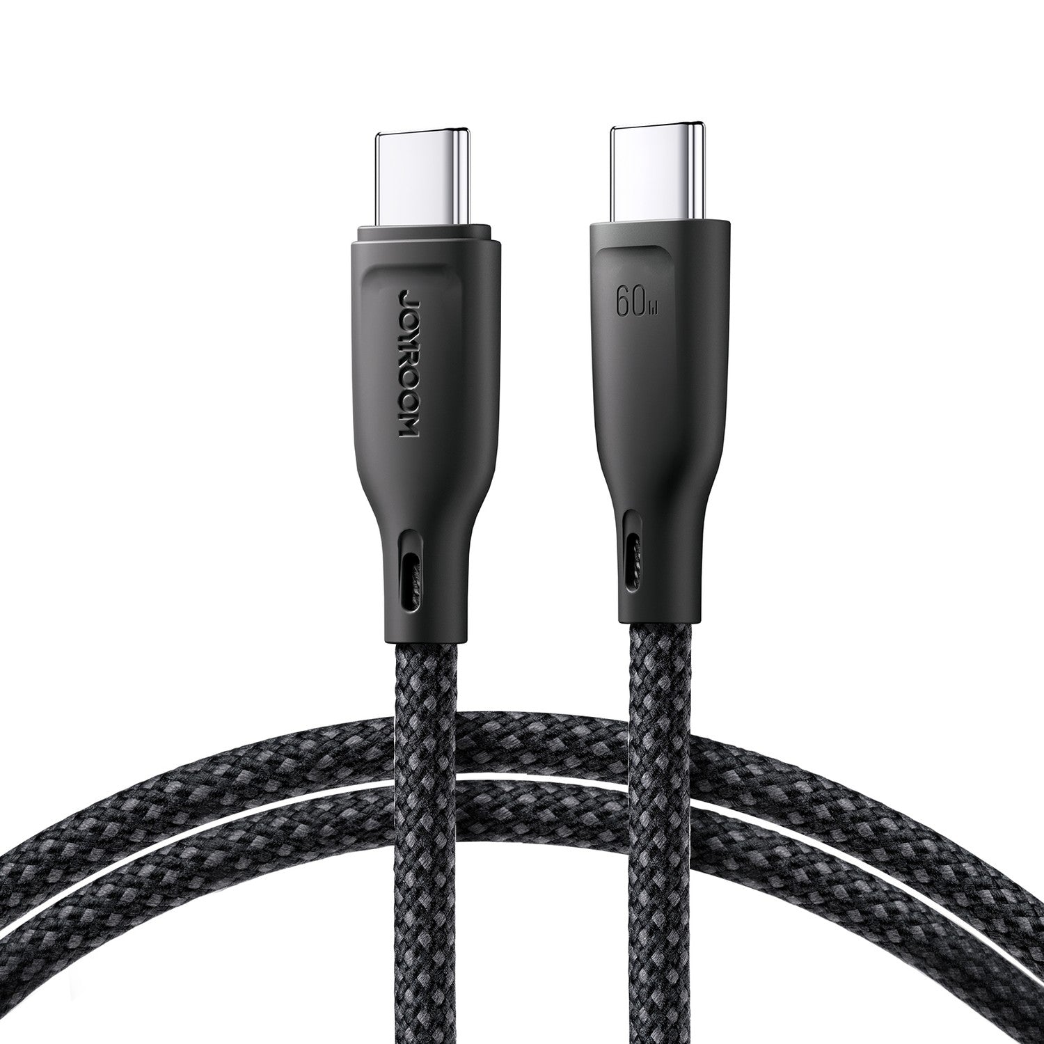 USB-C-kabel 60W snabböverföring Multi-Color Series 1m svart